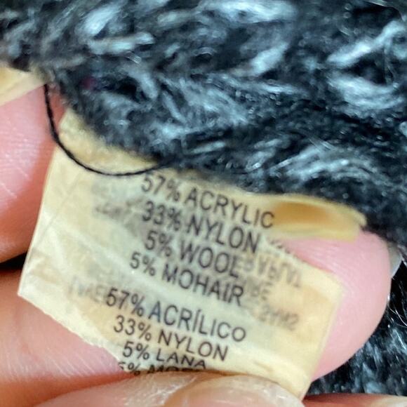 Calvin Klein Womens Sweater Multicolored Ombre Cowl Neck Mohair Wool Blend M - Picture 5 of 11